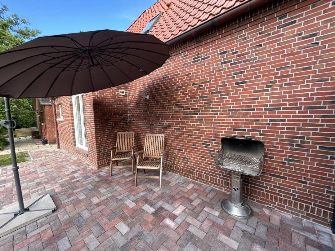 Neu! Schickes Und Modernes Ferienhaus Ant Zingel Krummhörn Exterior foto